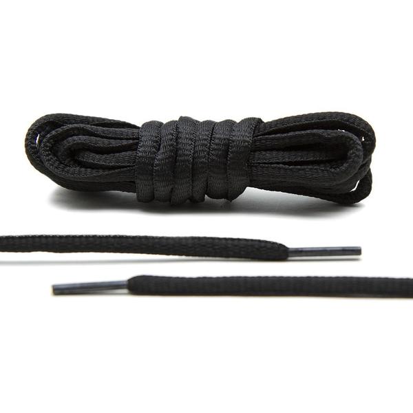 black foamposite shoe laces
